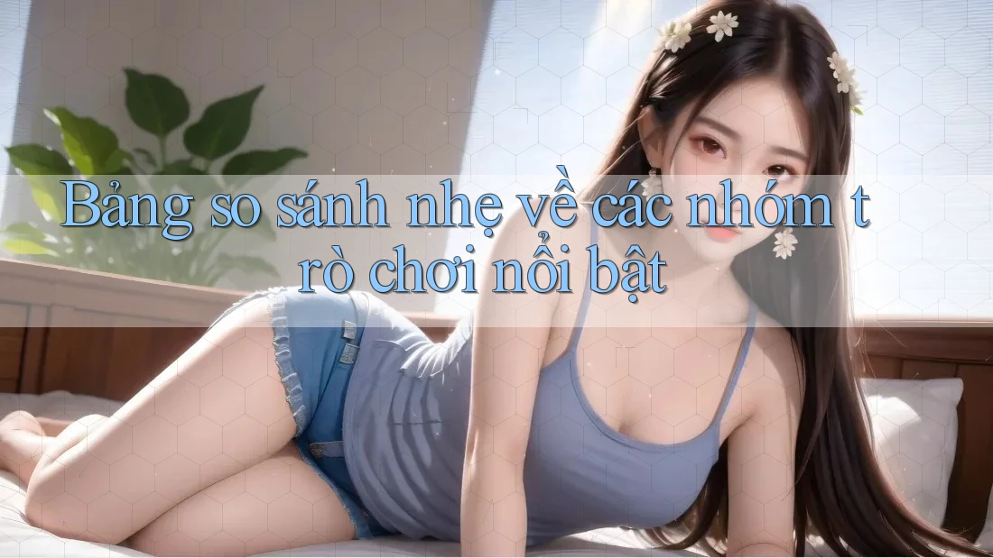 Bảng so sánh nhẹ về các nhóm trò chơi nổi bật