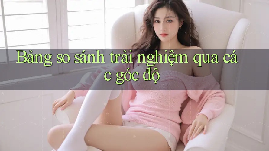 Bảng so sánh trải nghiệm qua các góc độ