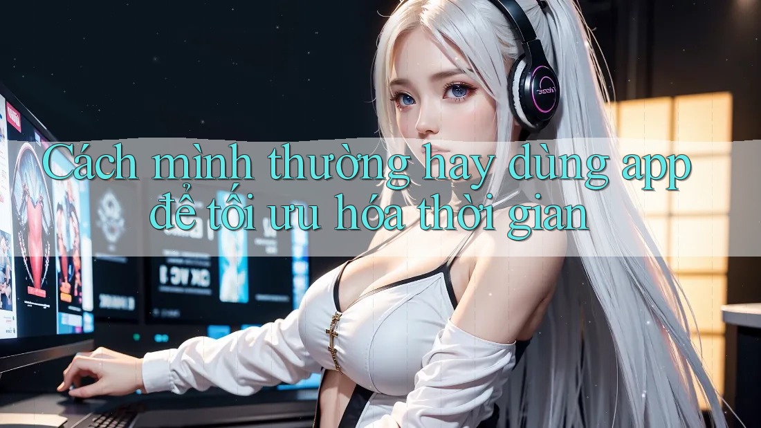 Cách mình thường hay dùng app để tối ưu hóa thời gian
