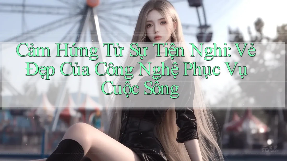 Cảm Hứng Từ Sự Tiện Nghi: Vẻ Đẹp Của Công Nghệ Phục Vụ Cuộc Sống