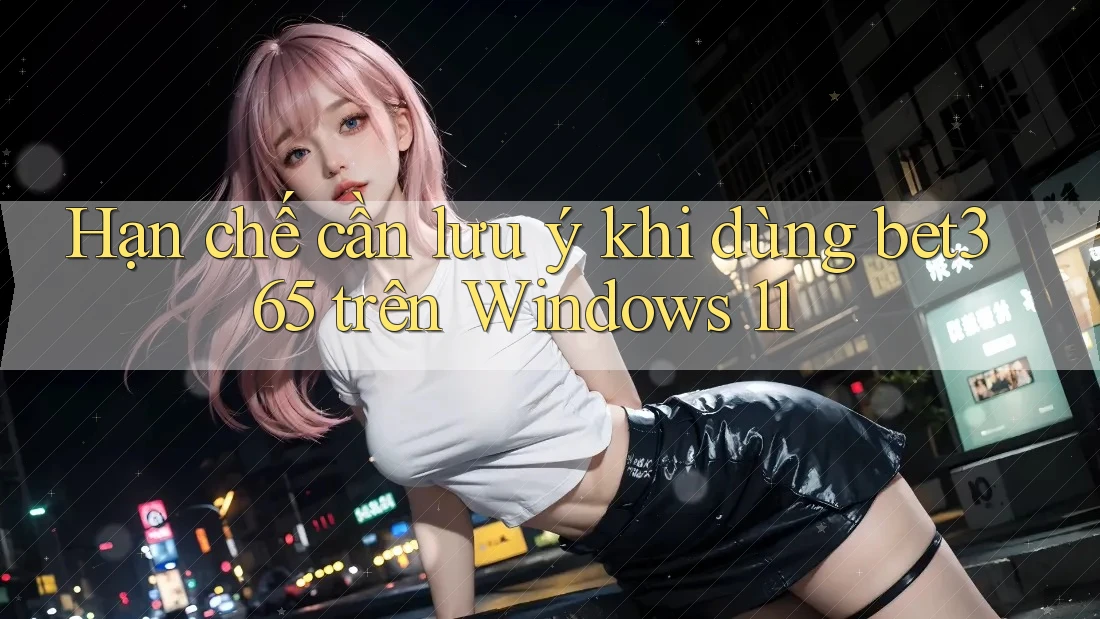 Hạn chế cần lưu ý khi dùng bet365 trên Windows 11