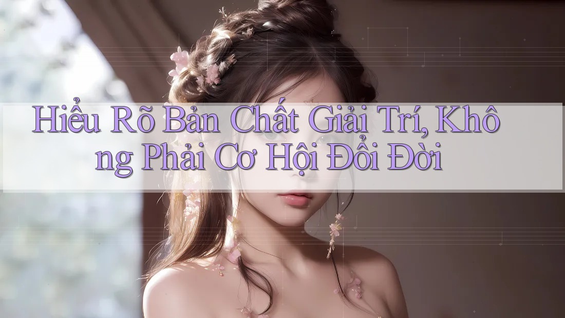 Hiểu Rõ Bản Chất Giải Trí, Không Phải Cơ Hội Đổi Đời