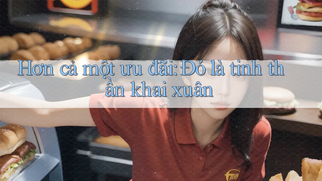 Hơn cả một ưu đãi: Đó là tinh thần khai xuân