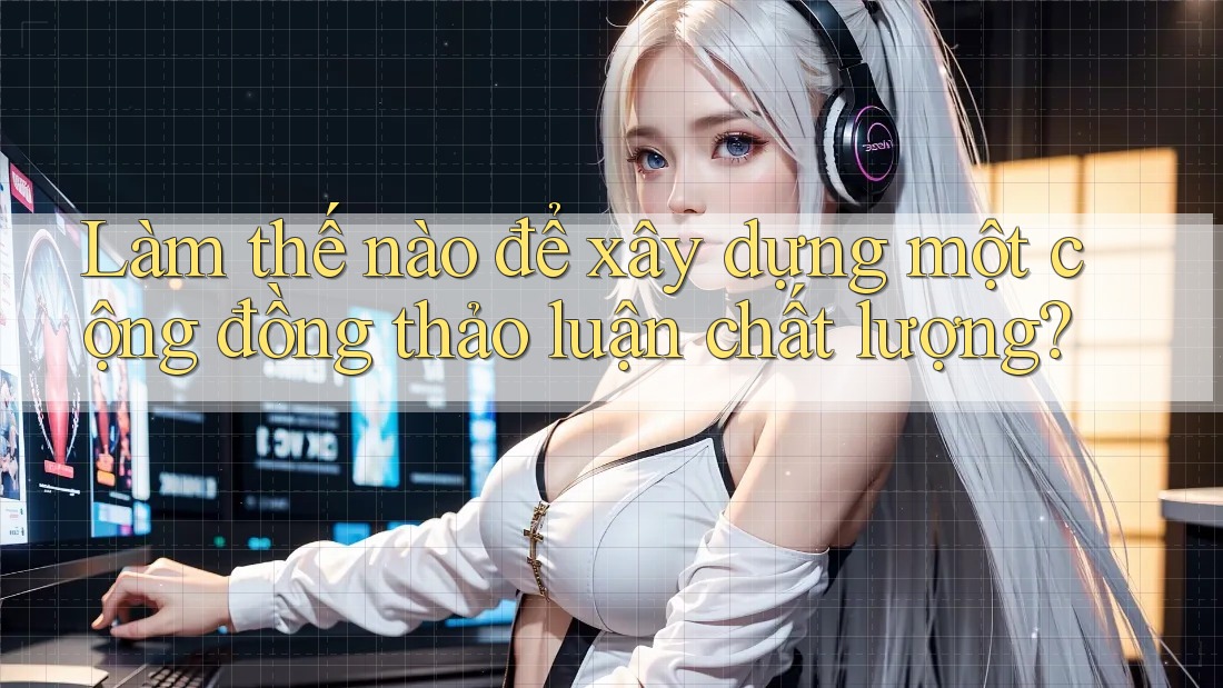 Làm thế nào để xây dựng một cộng đồng thảo luận chất lượng?