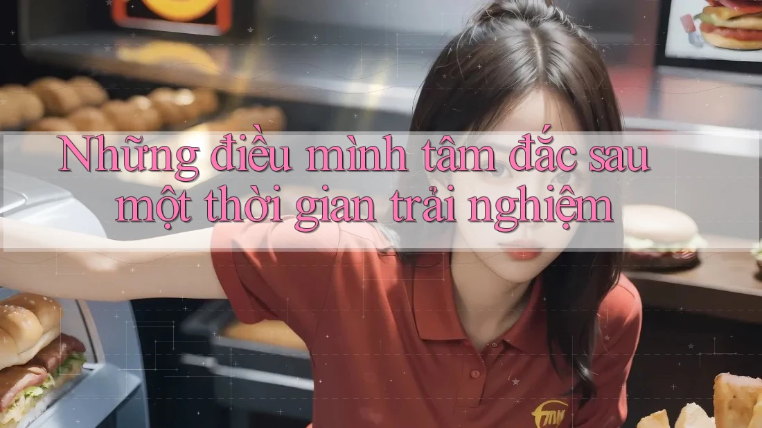 Những điều mình tâm đắc sau một thời gian trải nghiệm