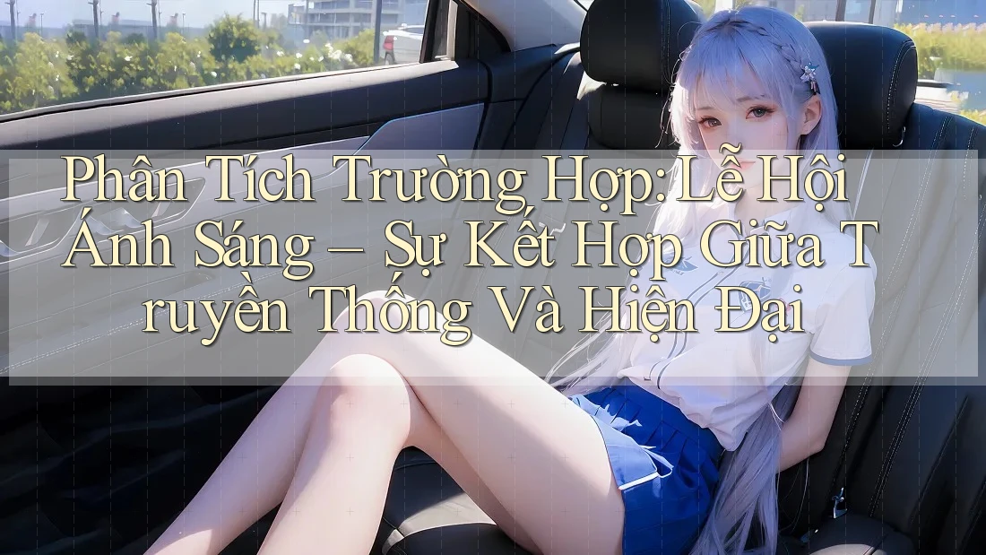 Phân Tích Trường Hợp: Lễ Hội Ánh Sáng – Sự Kết Hợp Giữa Truyền Thống Và Hiện Đại