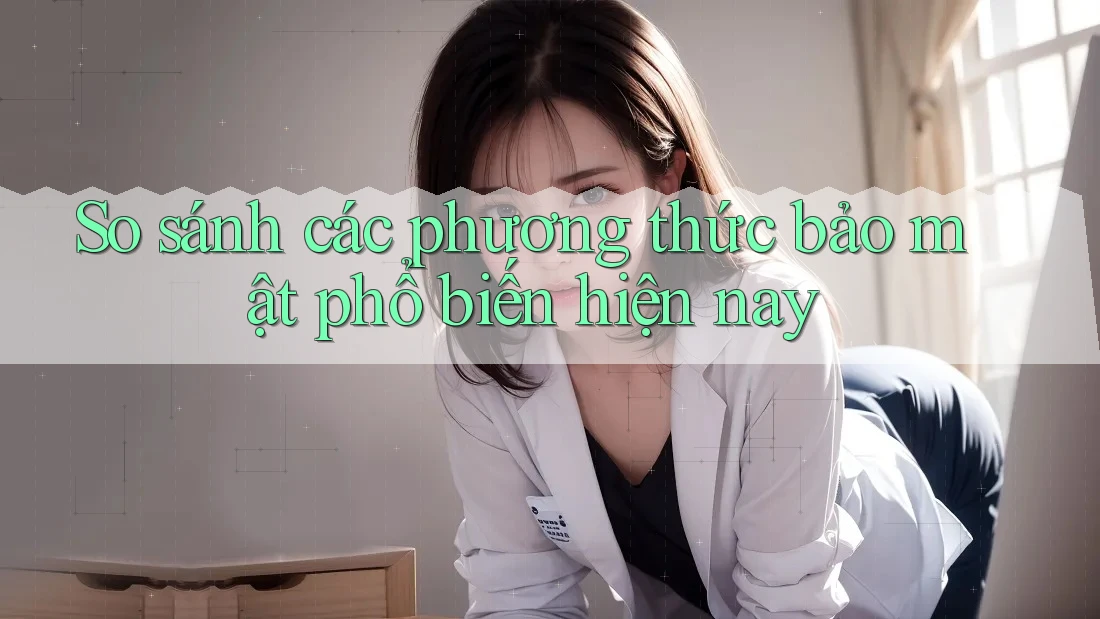 So sánh các phương thức bảo mật phổ biến hiện nay