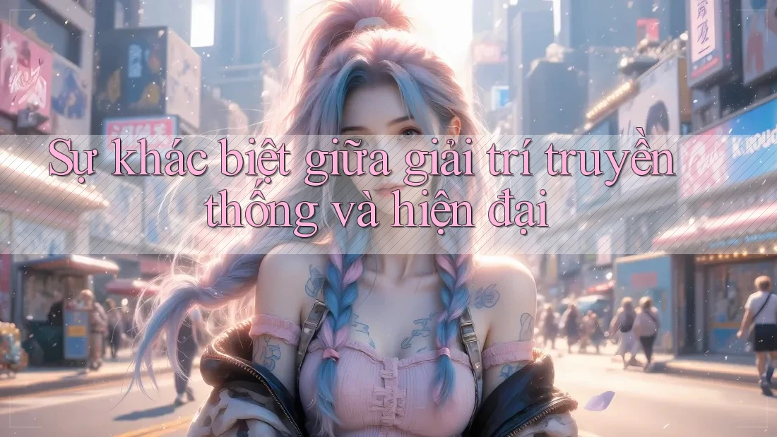 Sự khác biệt giữa giải trí truyền thống và hiện đại