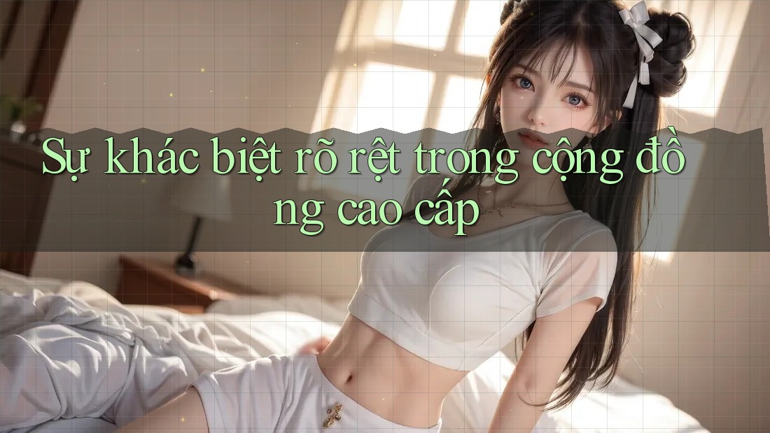 Sự khác biệt rõ rệt trong cộng đồng cao cấp