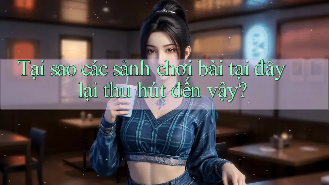 Tại sao các sảnh chơi bài tại đây lại thu hút đến vậy?