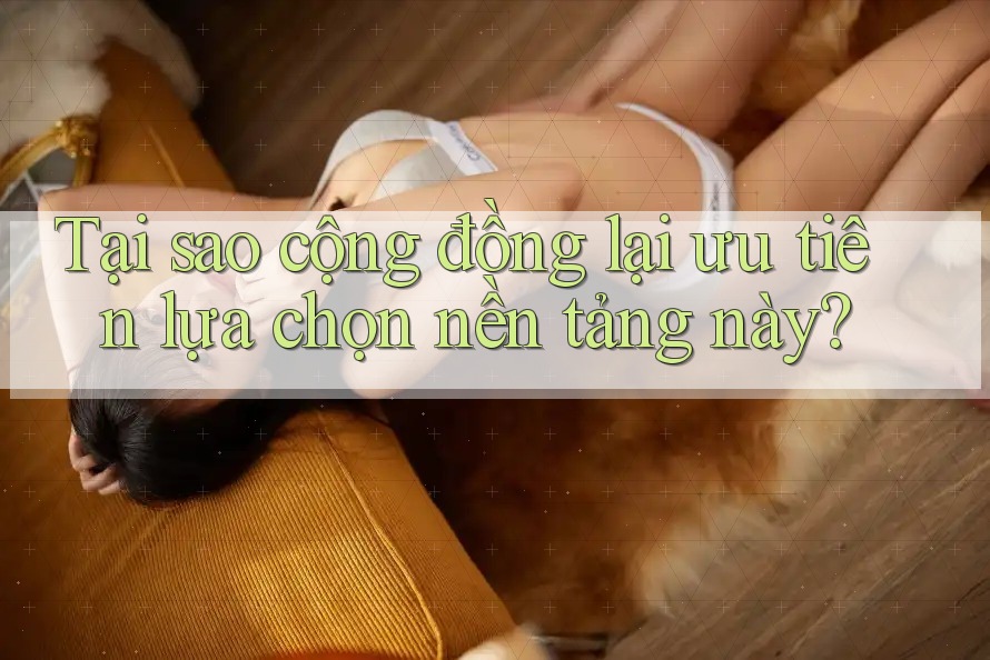 Tại sao cộng đồng lại ưu tiên lựa chọn nền tảng này?